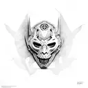 jason mask  tattoo design idea