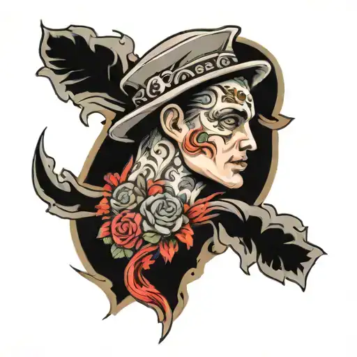 krone tattoo design idea