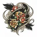 krone tattoo design idea