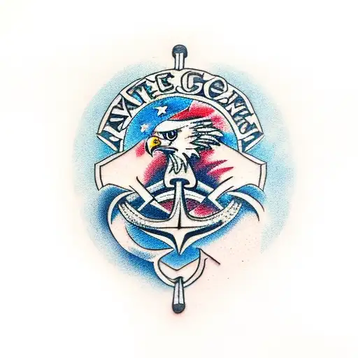 Eagle, Globe and Anchor | By Smokin Gun Tattoos of DallasFacebook