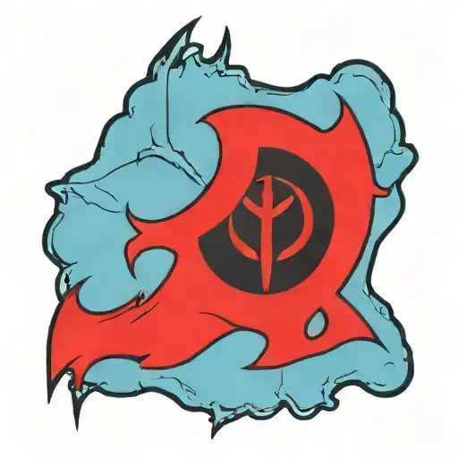 Jedi Symbol combined Sith symbol forming tattoo design idea