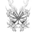 honeysuckle  tattoo design idea