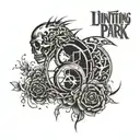 something inspired Linkin Park tattoo design idea
