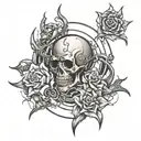 something inspired Linkin Park tattoo design idea