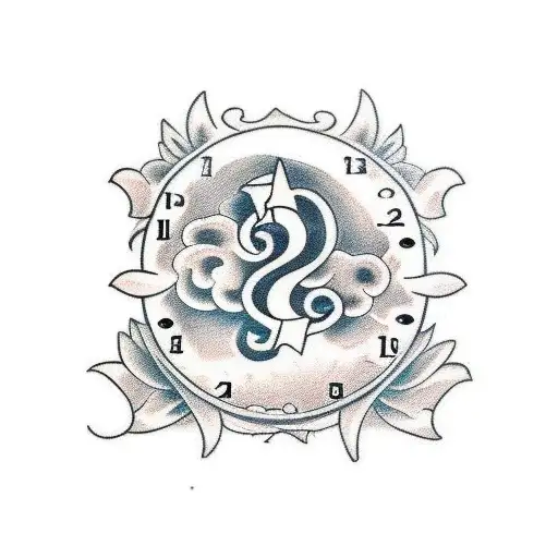 I would like to request a tattoo design of the number 21. However, I would like the number 1 to be composed of the numbe tattoo design idea