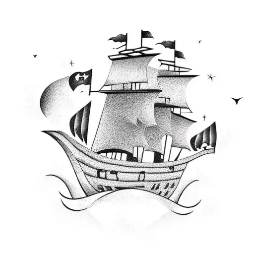 Boat Tattoo Designs : r/TattooDesigns