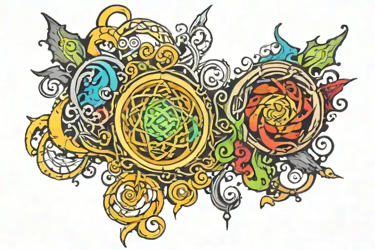 lord of the rings tattoo design idea