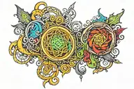 lord of the rings tattoo design idea