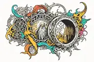 lord of the rings tattoo design idea