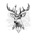 Deer hunting tattoo design idea