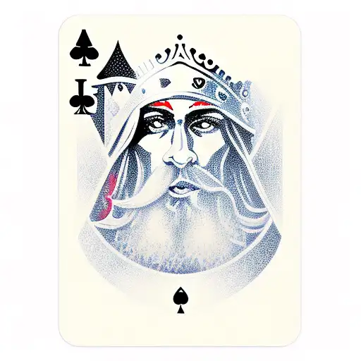 King Of Spades tattoo design idea