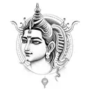 lord shiva tattoo design idea