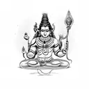 lord shiva tattoo design idea