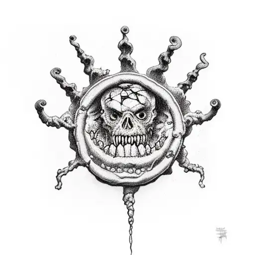 dive comedy, dante inferno, nine circles of hell, demons, horseman, hell, crown of wrath, gluttony, desire tattoo design idea