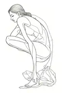 a day dreamers minimalistic tattoo  tattoo design idea