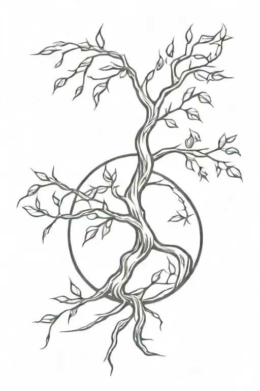 Poison Tree Of Life tattoo design idea