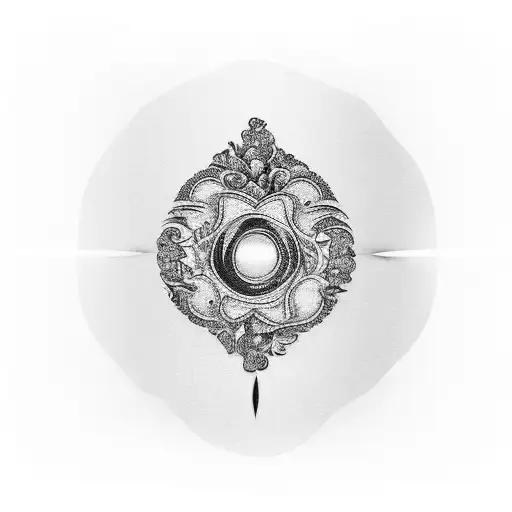 Wedding ring for finger tattoo design idea