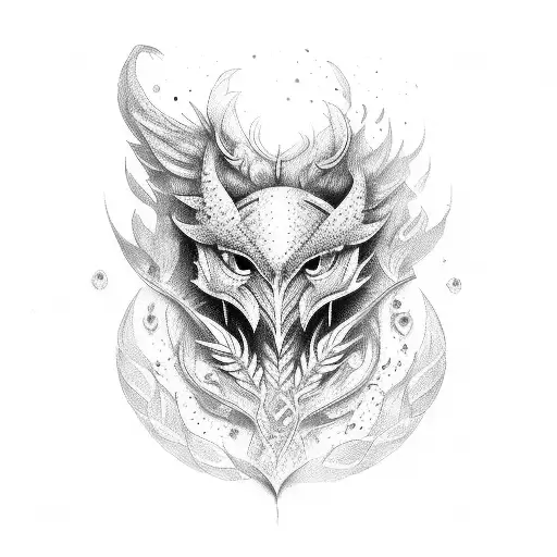 fenix tattoo design idea