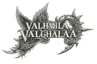 To Valhalla text tattoo tattoo design idea