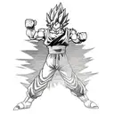 dragon ball z vs street fighter tattoo design idea