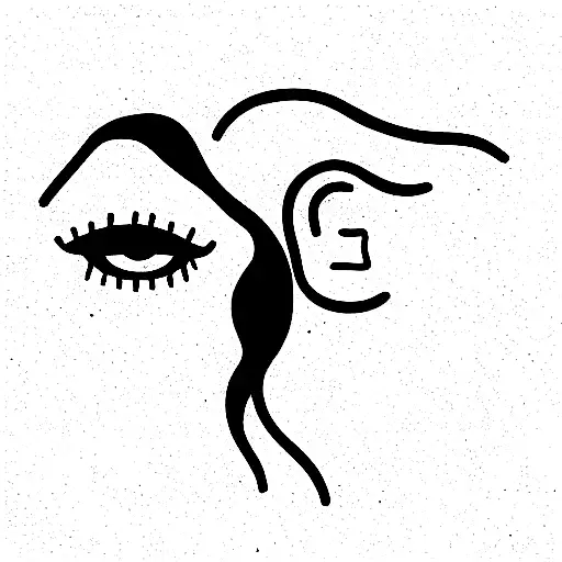 two faces of theater tattoo design idea