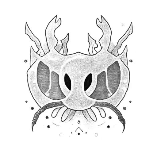 Hollow knight tattoo design idea