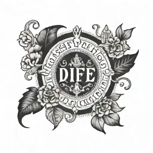 don't take life too seriously you'll never get out of it alive tattoo design idea