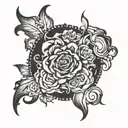 don't take life too seriously you'll never get out of it alive tattoo design idea