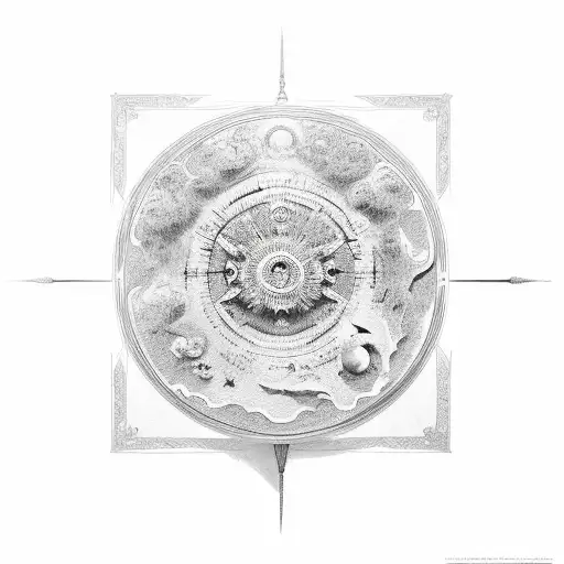 Aristotles idea of the golden middle way tattoo design idea