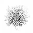 Chrysanthemum tattoo design idea