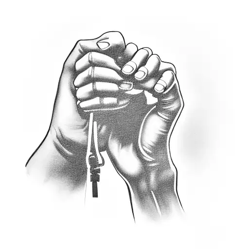 A powerful and determined hand holding a steering wheel, symbolizing the client's passion for driving and working tattoo design idea