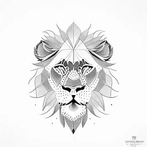 3 lions tattoo design idea