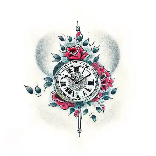 Time to get a tattoo! Broken clock by MATT @invertedpixel . ⏰⌚⏰ .  @inkandpistonstattoo West Palm Beach, FL . #timetravel #clockta... |  Instagram