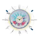 broken clock  tattoo design idea