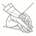 bart simspon with nice style rolling a joint  tattoo design idea