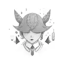 a boy who stutters tattoo design idea