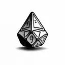 Dice tattoo design idea