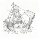 old sailor tattoo design idea