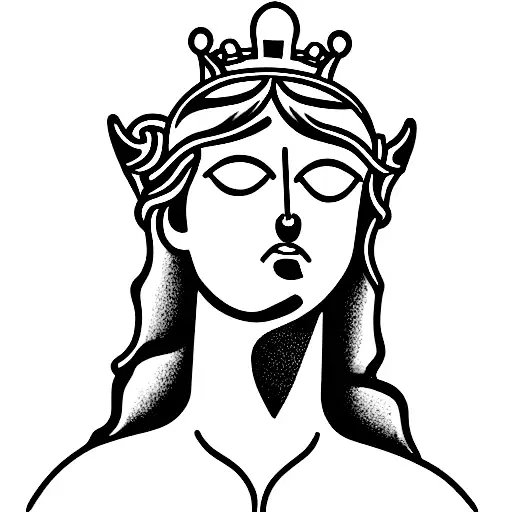 lady justice tattoo design idea
