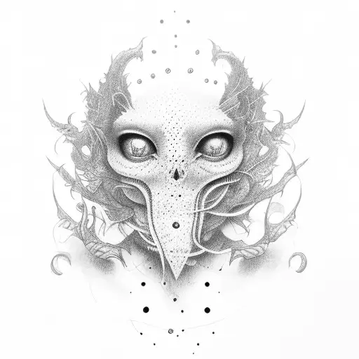 whispers in the dark  tattoo design idea