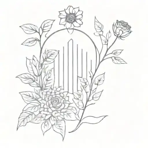 graves into gardens tattoo design idea