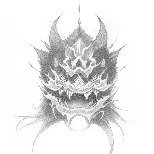 rengoku vs akaza tattoo design idea