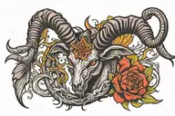 baphomet tattoo design idea