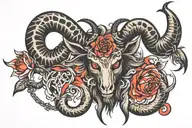 baphomet tattoo design idea