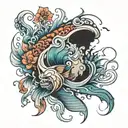 inside the ocean tattoo design idea