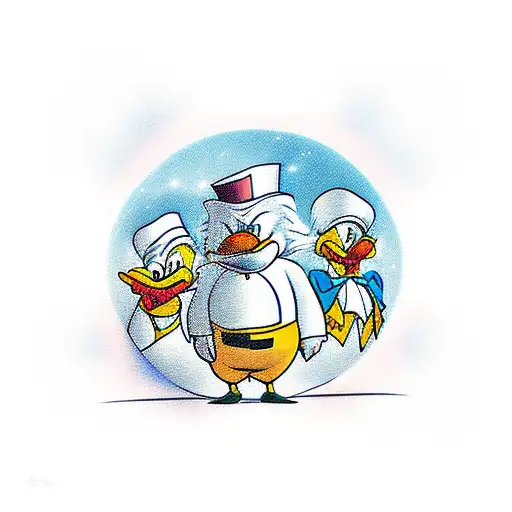 Scrooge McDuck tattoo design idea