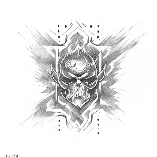 dark soul fogata  tattoo design idea