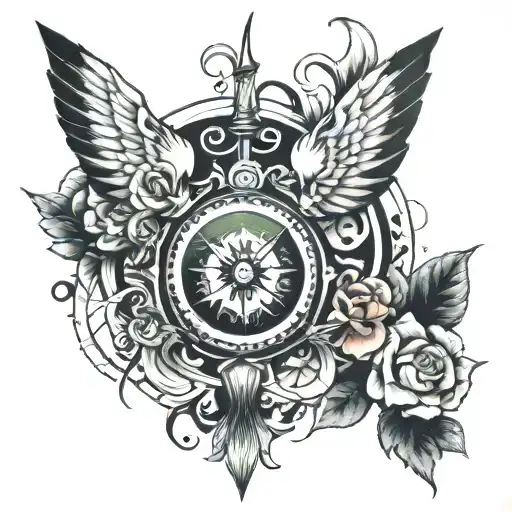 spin doctor tattoo design idea