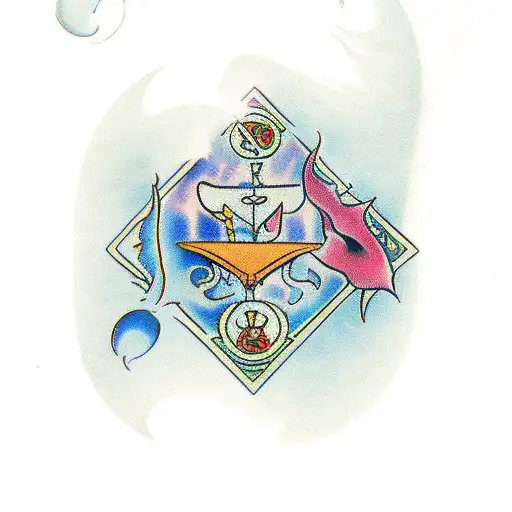 tarot card The Fool  tattoo design idea