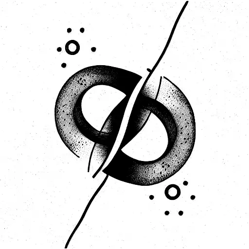 infinity symbol, infinity, continuous-line tattoo design idea